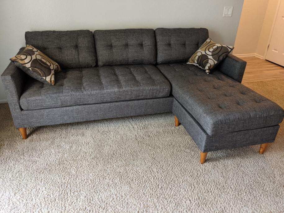 New 86x59 Sectional Couch / Free Delivery