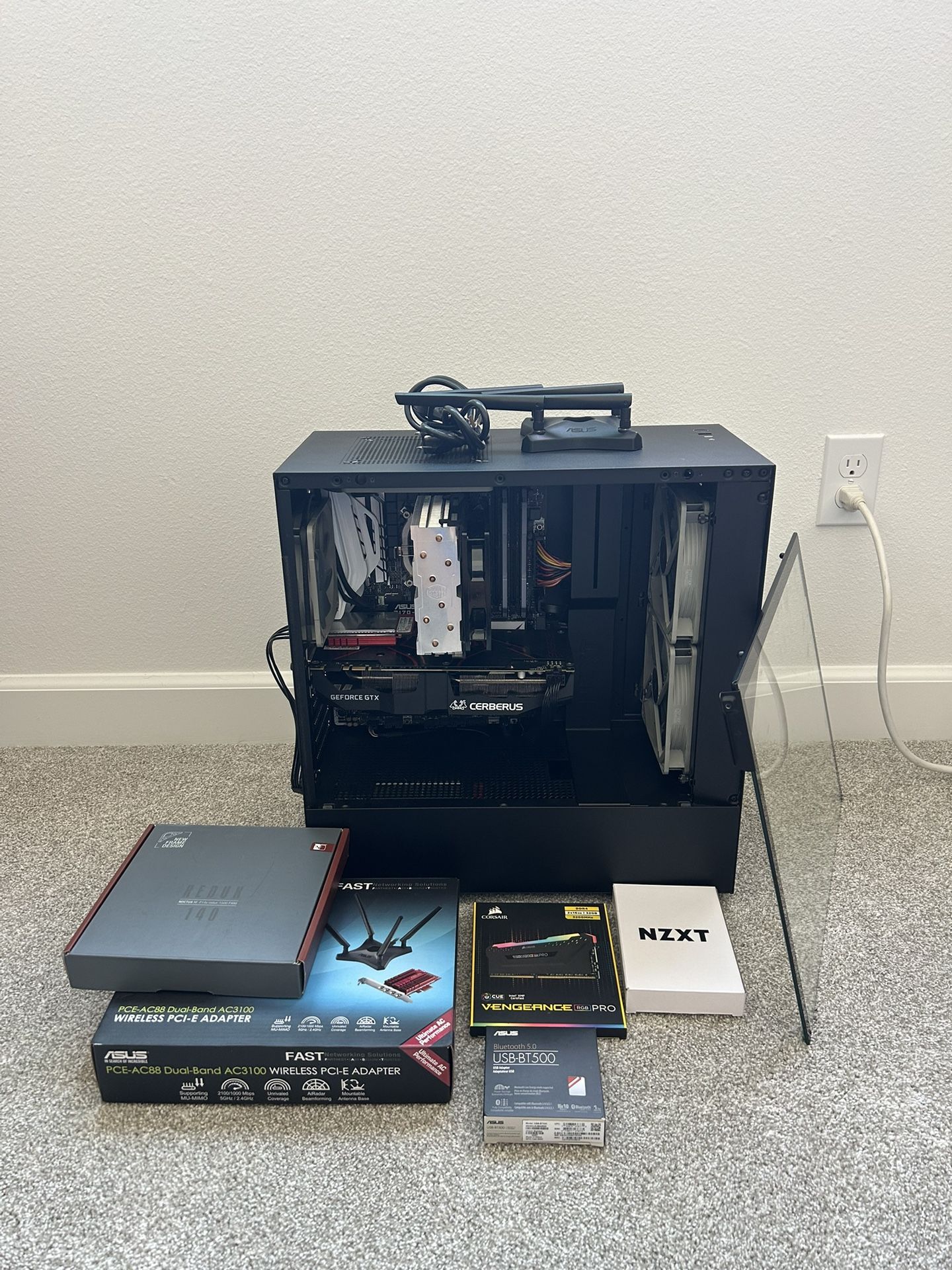 Gaming PC + WiFi + GPU + RAM – Full Setup Bundle