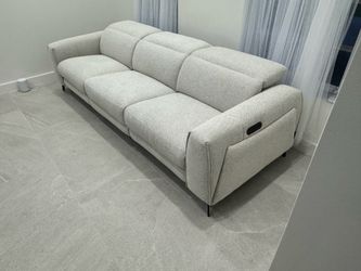 Brand new sofa  I purchase the sofa 1 week ago I am selling cause it does not match the design we want give a reasonable offer I paid 1800