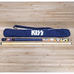 KISS Destroyer Official Billiard Pool Cue Stick Vinage 2005 With Travel Case