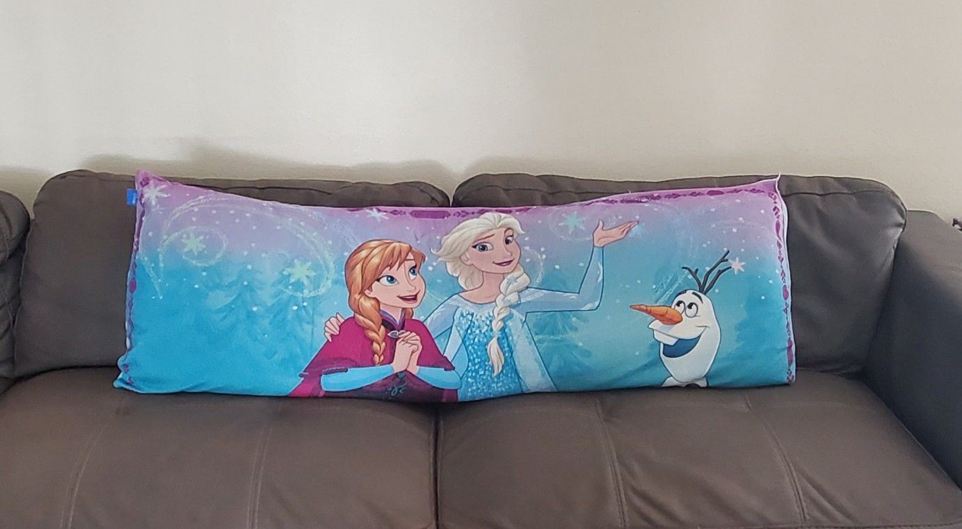 Disney Frozen Anna And Elsa Long Pillow L 4FT (48") H (18")