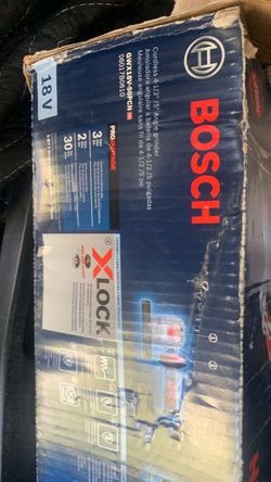 Bosch 18 v clock battery grinder
