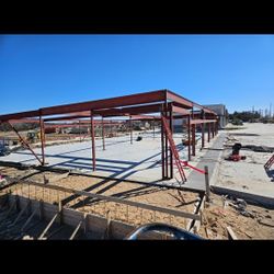 Estructura _ Soldadura Fence Of Metal End Wood