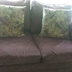 Small maroon rose  sofa