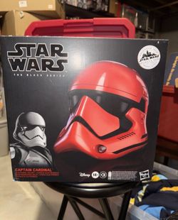 Hasbro Star Wars Black Series Captain Cardinal Electronic Helmet New Sealed