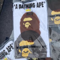 White Bape Tee 