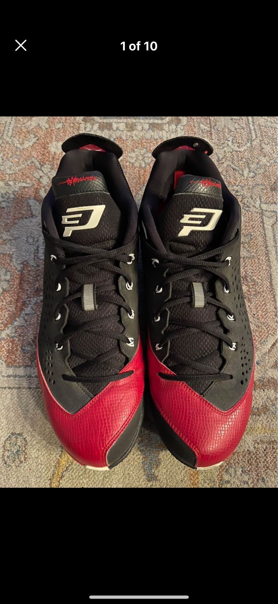 NIKE AIR JORDAN 'Bred' Black/Red/White 616805 002 Size US