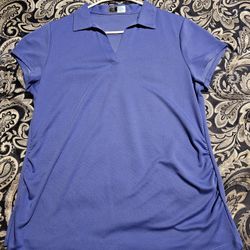 PGA Tour Airflux - Ladies Blue Polo Shirt - Size XL
