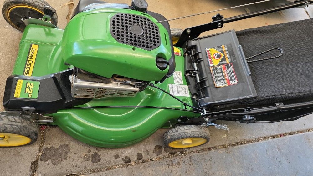 John Deere Self Propelled Lawn Mower.
