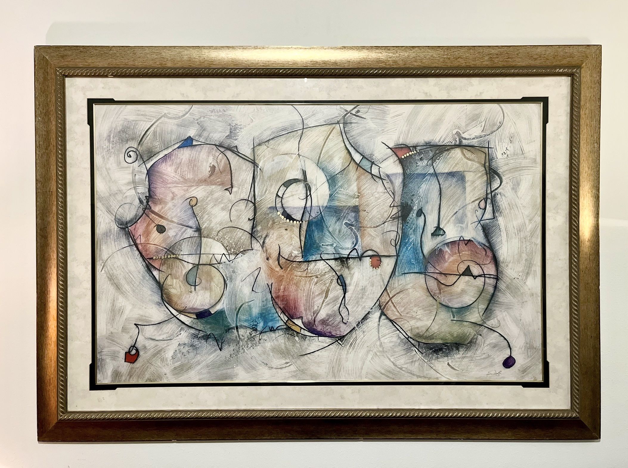 Oversized “Bravo” by Eric Waugh Abstract Wall Art