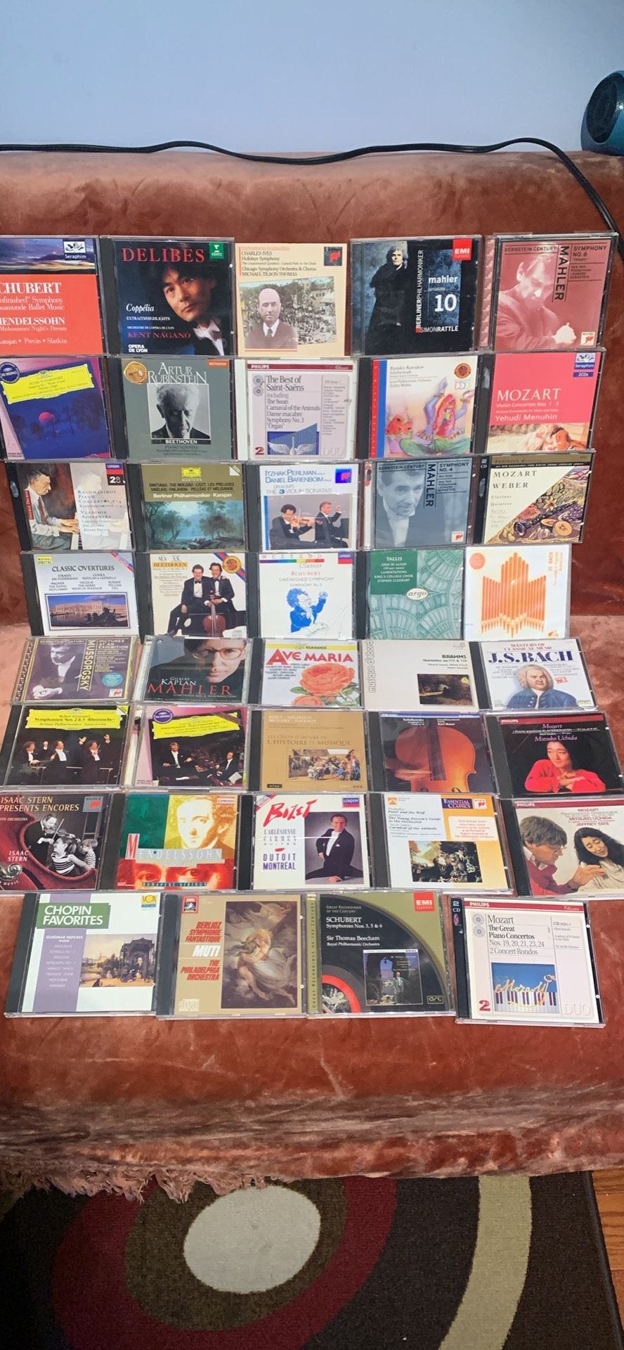 40 Classical CD’s In Excellent Condition