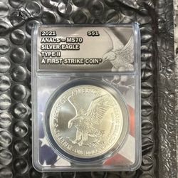 2021 Type 2 American Silver Eagle