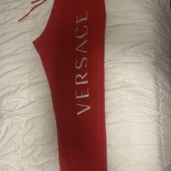 Red Versace Sweats 2XL