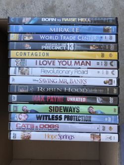 DVD movies assorted titles