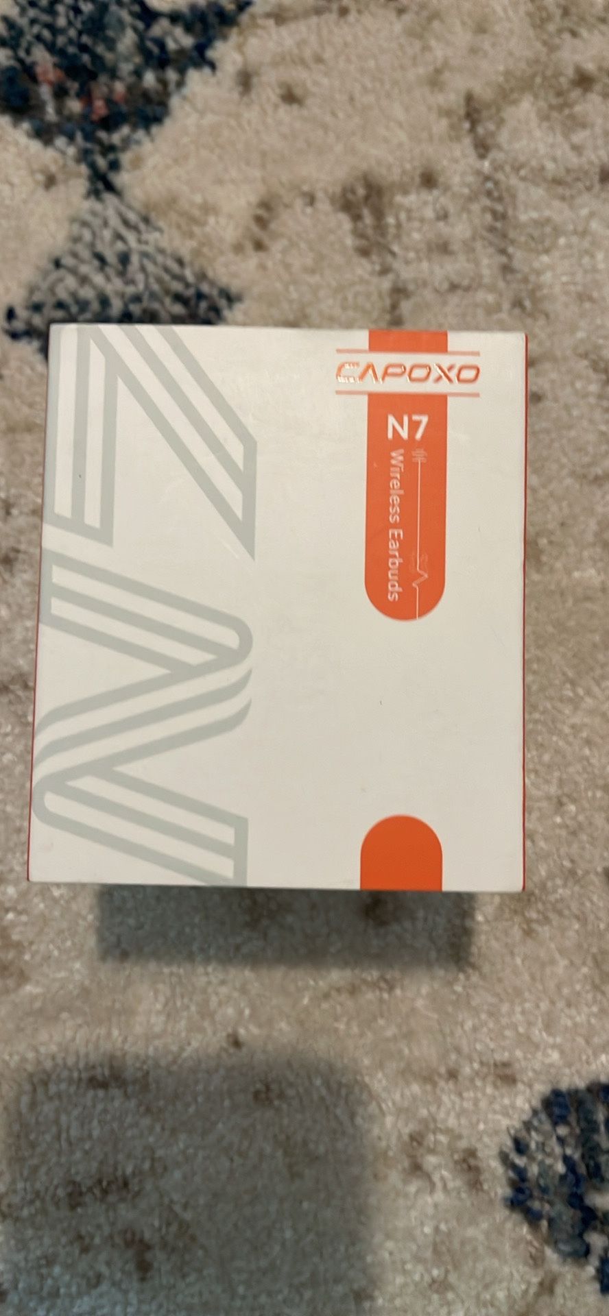 CAPOXO N7 White Wireless Earbuds