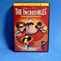 The Incredibles 2-Disc DVD Collector’s Edition 2005 Disney Pixar Fullscreen
