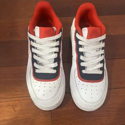 Nike Air Force 1 '07 LV8 1 (White / Red / Obsidian)