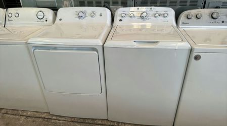 GE Basic Washer Dryer Set – Top Load Agitator