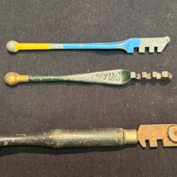 Lot Of Three Vintage Glass Cutters, Fletcher, Hoyne, Craftsman
