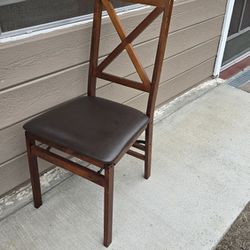 Wooden Foldable Chair Set Of 2
