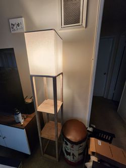 $1 Moving Sale - Lamps, Side Table, Shoe Stand, Decor Pillows