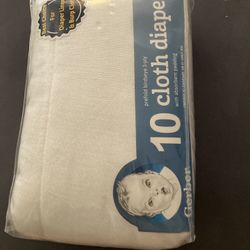 Cloth Diapers/ Burp Cloths 