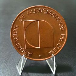 Placa Primera Convencion Internacional De Numismatica De Cuba-1983