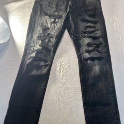 Jordan Craig Stretchy Ripped Jeans. Size 34/32