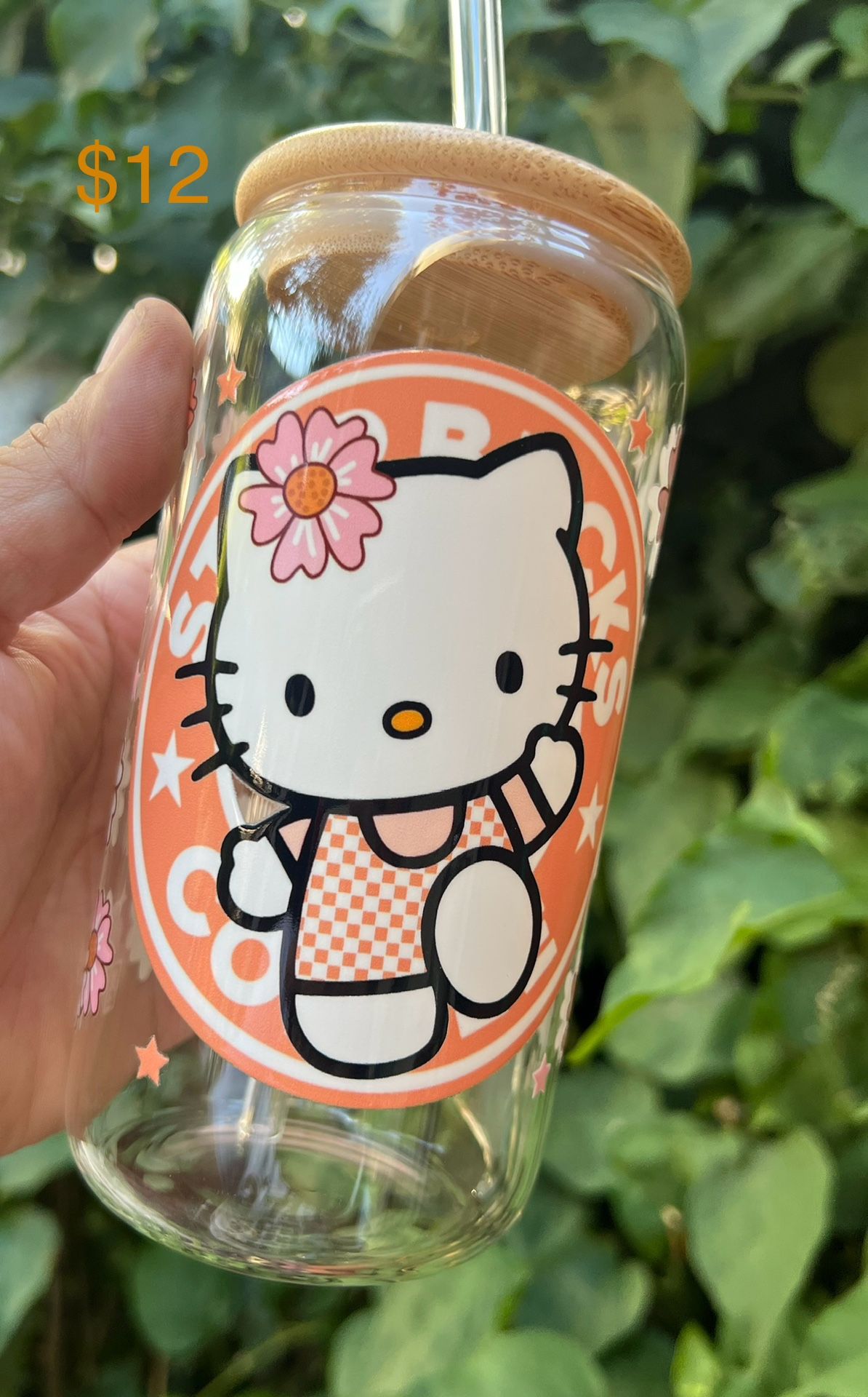 Hello Kitty Glass Cup