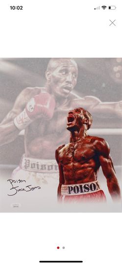 Junior "Poison" Jones Signed 11x14 Photo (JSA Hologram)