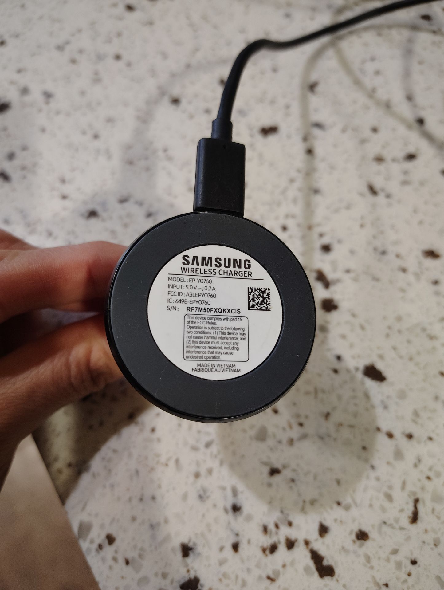 Samsung Smartwatch wireless charger