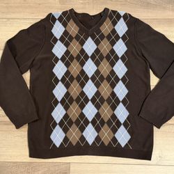 Dockers Argyle Sweater Men’s sz XL