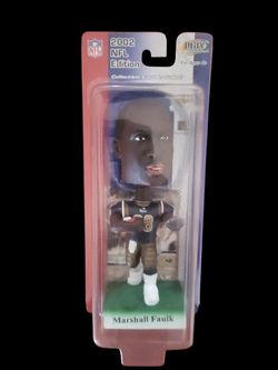 2002 Marshall Faulk NFL w/ bobblehead
