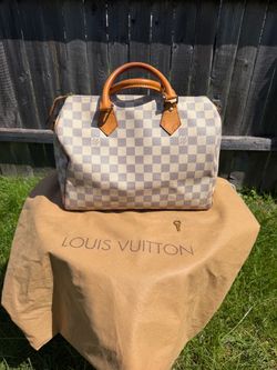 Louis vuitton damier azur speedy 30