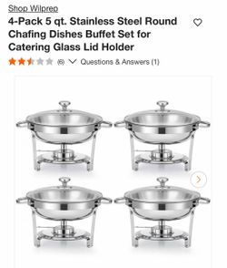 Stainless Steel Round Chafing Dishes