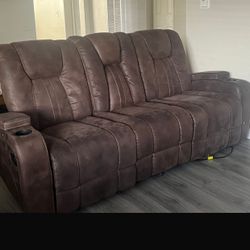Brown Couches 