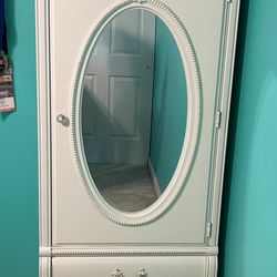 Stanley Armoire with Mirror Door and Bed Head/Foot Board