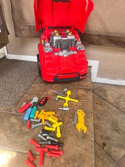 Kids Toy Car Mechanic Playset with Tools