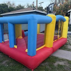 Inflatable Jump Slide Dunk Bounce House
