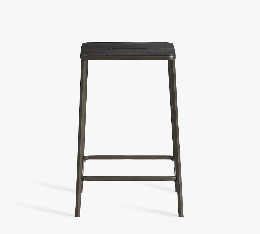 Pottery barn Duke Metal stools