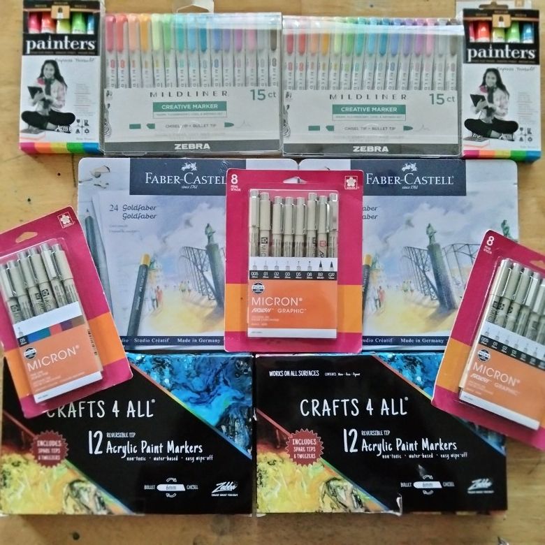 Art Bundle, Markers, Pencils, Pens