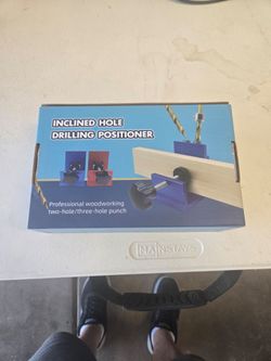 Inclined Hole Drilling Positioner Woodworking Jig