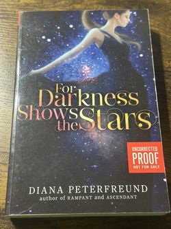 For Darkness Shows the Stars Diana Peterfreund 2012 Paperback UNCORRECTED PROOF