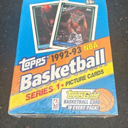 Factory Sealed Box Of Basketball Cards