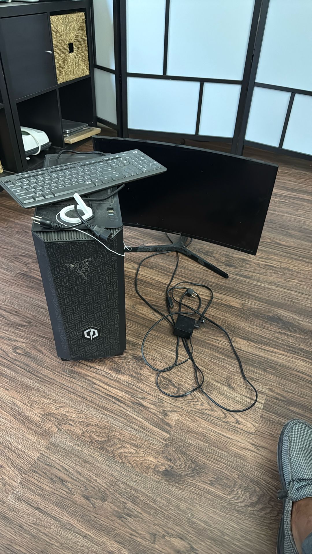 Gaming Computer and Monitor