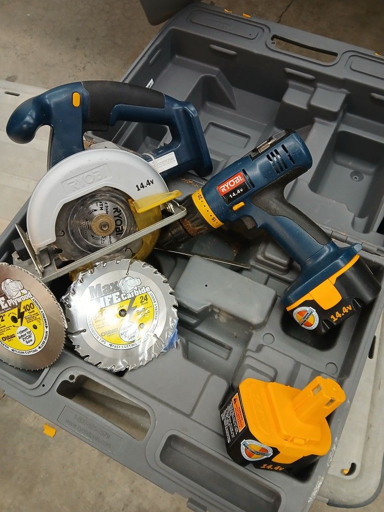 Ryobi Circular Saw and Drill Combo