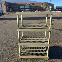 4-Tier Plastic Storage Shelf