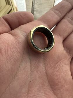 Gold oura ring
