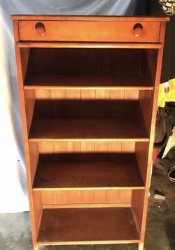 Wooden shelf
