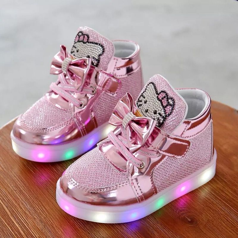 Pink hello kitty Light Up Sneakers